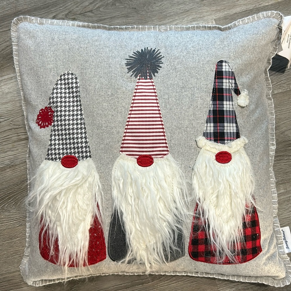 Tommy Bahama gnome Christmas pillow